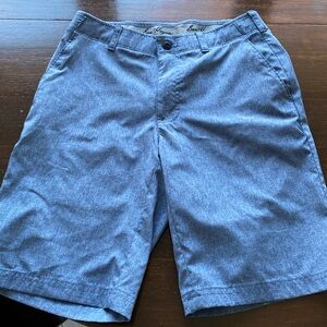 Ben Hogan Men's Golf Shorts Size 30 Blue Flat Front Stretch Waistband